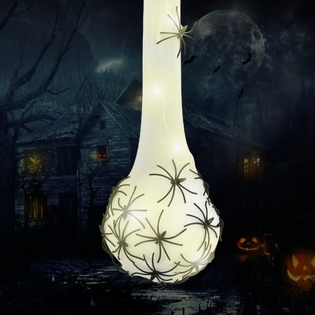 

Harupink Halloween Spider Web Lights 11.8ft LED Halloween Cobweb String Lights Horror Spiderweb Fairy Lights String for Halloween Party Decor