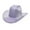 Purple, variant on Prolriy Cowboy Hat Women's Big Brim Cowboy Hat Western Bowler Hat Cowboy Hats for Women Blue M