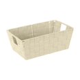 thumbnail image 1 of Simplify 25094-IVORY Woven Storage Shelf Bin, Ivory - Small, 1 of 1