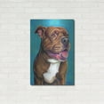 thumbnail image 3 of Luxe Metal Art 'Staffordshire Bull Terrier' by Rebecca Wang Art, Metal Wall Art, 24"x36", 3 of 9