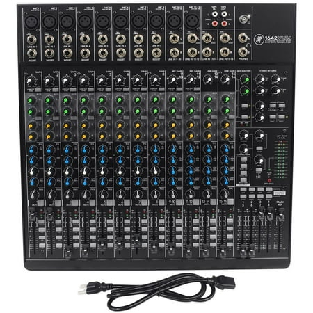 UPC: 0663961039726 | New Mackie 1642VLZ4 16-channel Compact Analog Low-Noise Mixer w/ 10 ONYX Preamps
