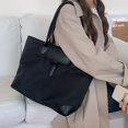 thumbnail image 2 of Bolso de gran capacidad, diseño de moda moderno para mujer, bolso de hombro, bolso de viaje, bolso de clase para estudiantes, tela de nailon, bolso de mano totalmente combinado, 2 of 6