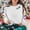 White, variant on Lopecy-Sta Women's Christmas Merry Print Crewneck Sweatshirt, Fleece-Lined Long Sleeve Casual Pullover for Holiday Party Daily Wear Green L