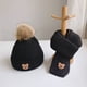 thumbnail image 4 of Conjunto de dos piezas de gorro y bufanda para niños de otoño e invierno, gorro de punto cálido con forro polar para niños y niñas, gorro de lana de oso, 4 of 6