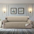 thumbnail image 4 of Pet Month Deals!Reversible Quilted Sofa Cover,Non-Slip Sofa Slipcover,Waterproof 3 Cushion Couch Sofa Slipcover Cover Furniture Protector,Washable Couch Cover and Elastic Straps for Kids,Dogs,Pets, 4 of 8