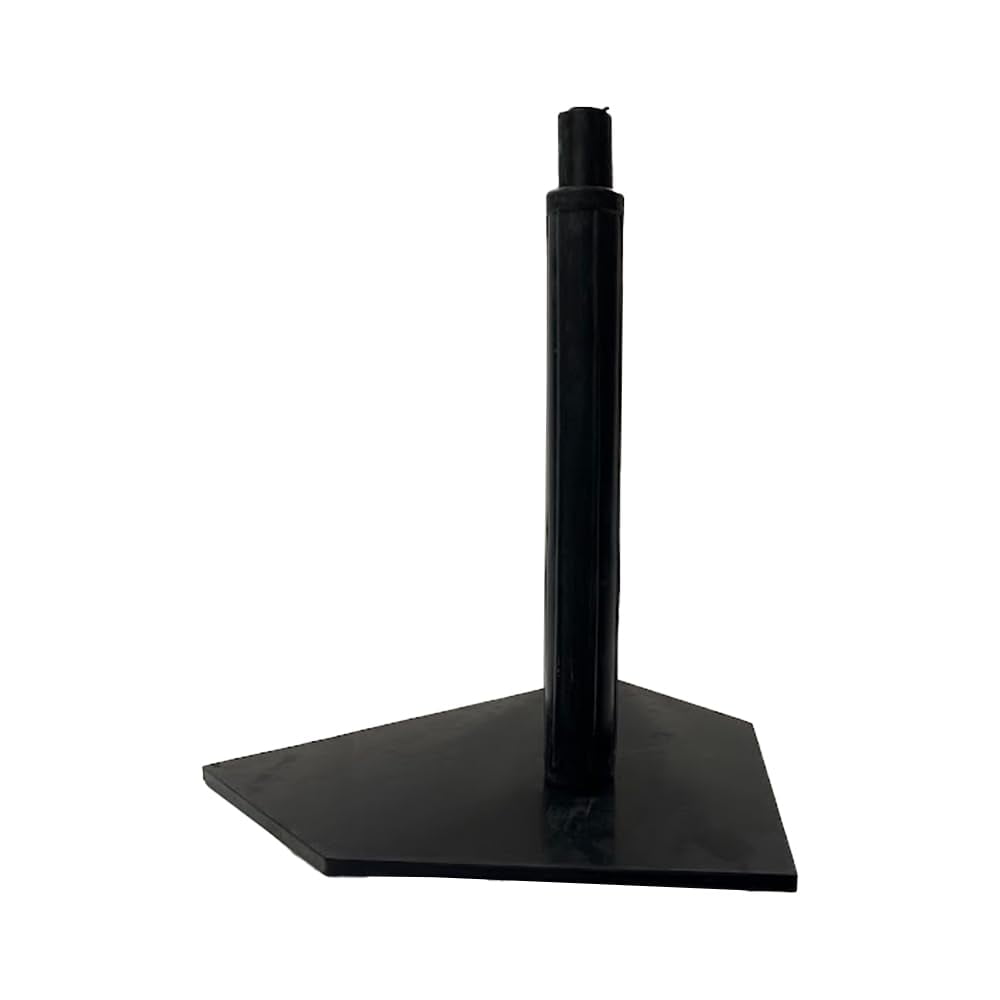 Heavy Duty Adjustable Batting Tee for Baseball, Softball, and Tee Ball - Industrial Strength, All-Weather Rubber, 20 to 32 Inches Height Adjustable