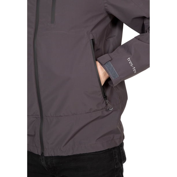 Trespass - Chaqueta Impermeable Rakenfard para Hombre (Gris Oscuro) Trespass UTTP5044_darkgrey