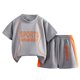 thumbnail image 3 of MKLEKYY conjunto de Pantalones Cortos Deportivos para Niños, Chándal de 2 Piezas, Camiseta Sin Mangas de Baloncesto y Pantalones Cortos de Malla de Secado Rápido (1 A 12 Años), 3 of 3