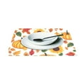 thumbnail image 3 of Ryvnso Placemats Set of 4 Pumpkins Fall Leaves Dining Mats Heat-Resistant Non-Slip Washable Table Mat, 3 of 8