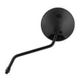 thumbnail image 3 of Espejo retrovisor lateral redondeado para motocicleta, universal, negro, fácil de instalar, rotación de 360, par de espejos para bicicleta, 3 of 7