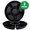 Black, variant on Round Sectional Serving Tray, Multi-Compartment Plastic Platter for Veggie Sticks, Dip & Snack Spreads – Perfect for Gatherings & Buffets