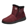 thumbnail image 1 of Bottes de Neige Plates d'Hiver pour Femmes, Bottes de Neige Hautes - Bottes de Neige Confortables pour Femmes, Chaussures Chaudes et à la Mode pour Femmes, 1 of 9