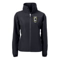 thumbnail image 2 of Women's-Cutter & Buck  Black Columbus Crew Charter Eco Recycled Full-Zip Jacket, 2 of 3
