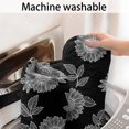thumbnail image 5 of Pioneer Flower Floral Print Pattern Bathroom Rugs Mat, Non Slip Microfiber Bathroom Rug with Rubber Backing, Soft Mats for Bathroom Floor Tub Shower, 17"x30", 5 of 5