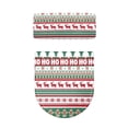 thumbnail image 5 of HELLHERO Christmas Stripe Design Toilet Dust Cover Set & Toilet Lid Covers with Adjustable Polyester Fabric for Elastic Installation, Washable, 5 of 8