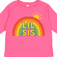 thumbnail image 4 of Inktastic Lil Sis Rainbow Sun Design Boys or Girls Long Sleeve Toddler T-Shirt, 4 of 5