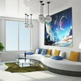 thumbnail image 3 of Tapiz colgante de pared 3D Floral bosque creativo tapiz de pared 3D realista decoración del hogar tapiz de arte de pared con estampado de árbol Xemadio 2034791-3, 3 of 9