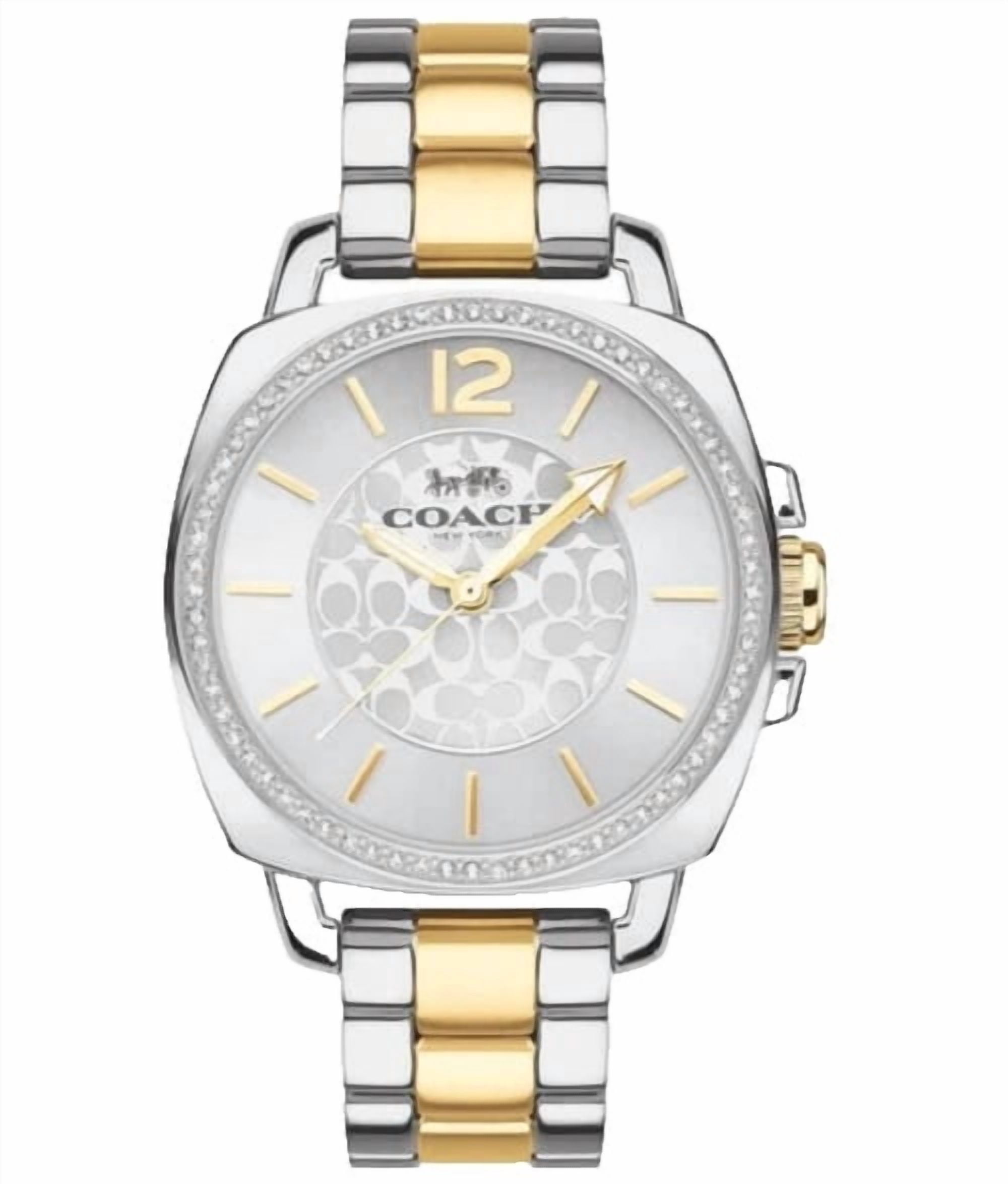 Coach Two Toned Watch Crystal Bezel. Needs Battery. Like New. Coach Women main image 4