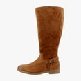thumbnail image 2 of Vionic Rochelle Wide Calf Women's Boots Brown Waxed Suede Size 7 M, 2 of 8