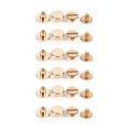 thumbnail image 3 of 5 Sets 5/6.5/8mm Brass Studs for Leather Rivet Belt DIY Gold Made of  Brass Sturdy and  Suitable for Luggage Home Textiles Shoes Easy to Use and Clean, 3 of 7