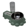 thumbnail image 1 of Comedero Doble para Mascota color Verde, 1 of 3