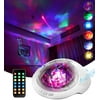 Soaiy Aurora/Northern Light Projector with White Noise Sound Machine, Bluetooth Speaker/Timer/Remote, LED Laser Bedroom Ceiling Decor Projector Light for Adults, Baby, Kids Sleep/Relax Gamin