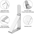 thumbnail image 2 of Clips de Nappe en Acier Inoxydable, Clips de Nappe, Clip de Nappe Extérieure Réglable, Clips de Nappe de Jardin pour Fête de Mariage de Pique-Nique de Restaurant de Bureau de Cuisine, (12 Pièces), 2 of 5