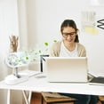 thumbnail image 4 of Small Fan Desktop Fan Desktop Small Large Wind Ultraquiet Office Desk Portable Student Fan Long Version High-speed Concentrated Engine Wide-angle, 4 of 4