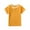 Yellow, variant on KYAIGUO 2-6 Years Boys Girls Short Sleeve T-Shirt for Baby Toddler 100% Organic Cotton Shirts Crew Neck Solid Color Tees Shirts