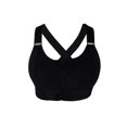 thumbnail image 1 of Minnieouse Sujetadores deportivos para mujer, correas ajustables, a prueba de golpes, soporte deportivo para gimnasio, chaleco deportivo con Ropa interior Negro METRO, 1 of 6