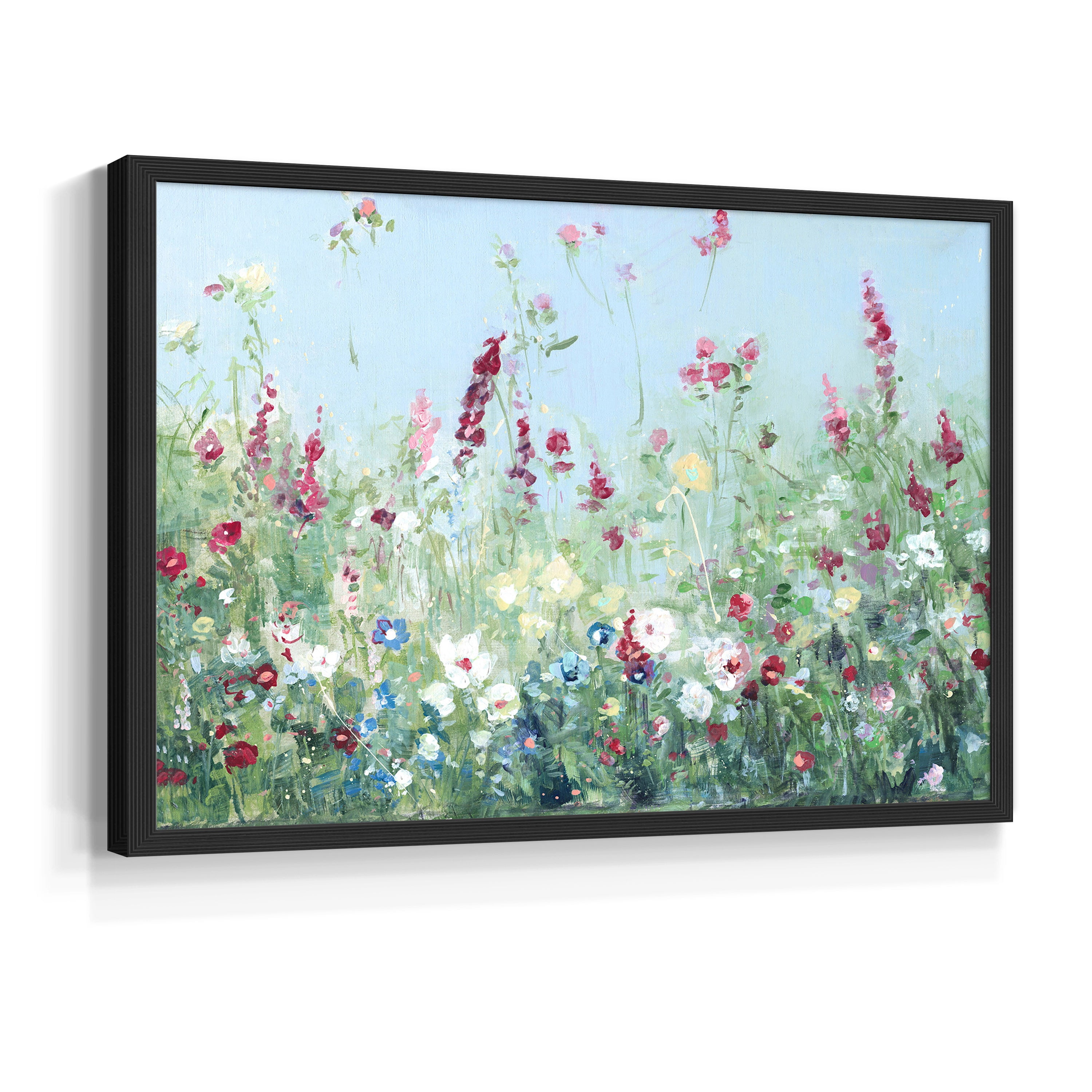 Sweet Summer Meadow by Sally Swatland - Restickable Framed Giclée Print