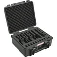 thumbnail image 1 of KFFKFF Sturdy Handgun Containers with Customizable Interior, Resistant to Water & Dust, Secure Storage for 6 Handguns, Dimensions 19.3×17.1×8.3 in, Lockable Handgun Container, Black, 1 of 9