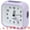 Purple, variant on Unique Bargains Silent Mechanical Alarm Clock Blue 4.4"L x 1.9"W x 4.1"H