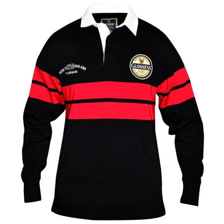 All Blacks Rugby Jersey - Men's GUINNESS Toucan Rugby Jersey - Black - Medium