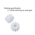 thumbnail image 4 of LABLT 2× White Reclining Car Seat Gear For BMW E36 320i 325i M3 Replacement Repair Kit, 4 of 6