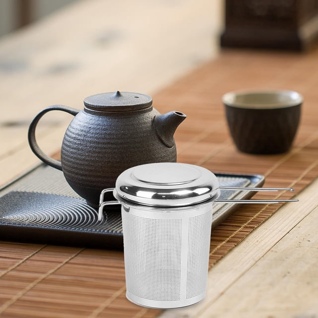 Colador de té de acero inoxidable, infusor de té, resistente, portátil, multifunción, gran capacidad, ligero, difusor de malla extrafina.
