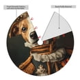 thumbnail image 2 of Yiaed Modern Cute Dog Print Christmas Tree Skirt , Tree SkirtsTree Mat for Christmas Winter Holiday Indoor Decorations-48", 2 of 7