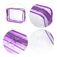 thumbnail image 3 of Unique Bargains 2 Pcs Women Waterproof Makeup Bag for Business Travel Vacation Camping Purple, 3 of 6
