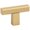 Beige, variant on Alno A2905-MB Quadrato 1-3/4" Grooved Square T Bar Cabinet Knob / Drawer Knob - Black