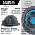 thumbnail image 2 of Hard Hat Klein Tools serie K12 de fibra de carbono de ala completa, 2 of 9