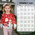 thumbnail image 2 of DISNIMO Toddler Christmas Sweatshirt Girls Snowman Santa Claus Printed Pullover Tops Comfy T-Shirts Long Sleeve Pullover Sweatshirt for Fall Winter 5-6 Years, 2 of 7