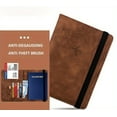 thumbnail image 2 of Aokur Passport Holder for Men Women, PU Leather Passport Wallet Travel Document Organizer Cruise Accessories Travel Must Haves Dark Blue, 2 of 6
