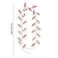thumbnail image 3 of Christmas Rattan Berry Garland, Frosted Red Berries, Artificial Vine Decor, Flexible Hanging Design, Festive Home Accent, 3 of 9