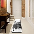 thumbnail image 3 of SKYSONIC Highland Cattle Face Runner Rug, 2' x 6' Non Slip with Rubber Backing Balck White Washable Soft Area Rug Carpet Entryway Rug Runner for Hallway Bedroom Kitchen Decor, 3 of 6