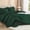 Emerald Green, variant on 7-Piece King Size Dark Emerald Green Solid Comforter Set, Lightweight Bedding with Comforter, Sheets, Pillowcases & Shams