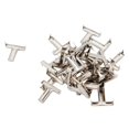 thumbnail image 3 of 30 Piezas Remaches de Garra Letras Punk Remaches Decorativos R S T X Y Accesorios de Artesanía de Cuero , T T Baoblaze Alfabeto Letra Claw Remaches, 3 of 8
