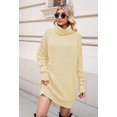 thumbnail image 2 of LAICAIW Robe Chandail Longue Ample à Col Roulé Oversize pour Femmes, 2 of 7