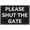 Warning Sign 3, variant on Metal Wall Art Decor Please Wait Here 8"x12", Aluminum Metal UV-Resistant Waterproof Warning Sign, Easy to Install for House Business Office Facility Entrance