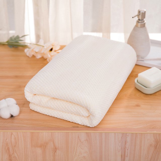 Nvzi Toallas de 6 piezas, 35 x 75 cm, toallas de ducha perfectas para el día a día, toallas de baño Boluoge, toallas ligeras de secado rápido para el baño y el aseo (blanco roto).