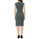 thumbnail image 3 of Vestido de tubo sin mangas para mujer Inspire Chic, vestido profesional de oficina, color gris, 3 of 6